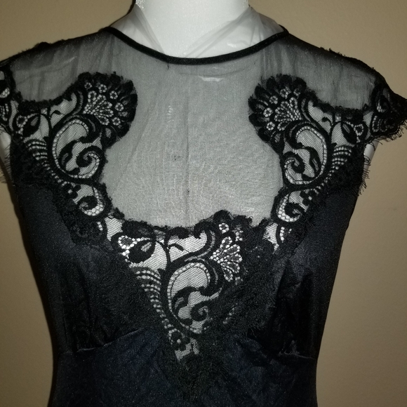 Contemporary Collection Black Slip Dress - Picture 3 of 5